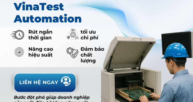 QC nhanh gấp 3 lần – Giải pháp từ VinaTest Automation cho sản xuất hàng loạt